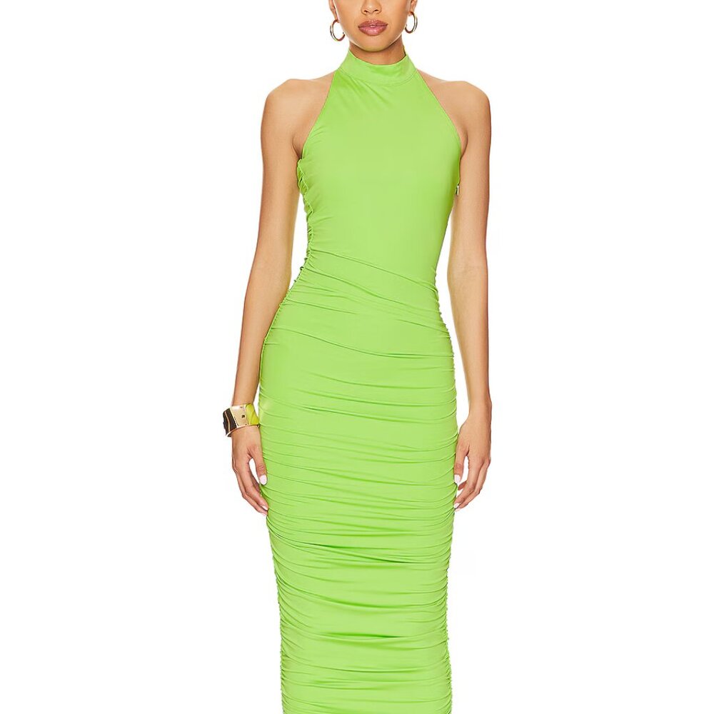 Superdown Lime Green Mallory Dress Small